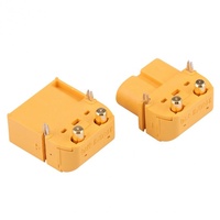 Adaptateur AMASS XT60PW, connecteur de puissance mâle/femelle XT60 en laiton doré, type banane, pour accessoires RC
