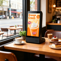Yenilikçi Masaüstü Standlı 8 İnç Dokunmatik Ekranlı Android 11 WiFi Menü Ekranlı Dijital Tabela (Otel Restoranlar için)