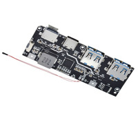 JYWD QC4.0 LED Dual USB 5V 4.5A 22.5W Micro/Type-C USB Mobile Power Bank 18650 Module de charge Protection de la température/des circuits