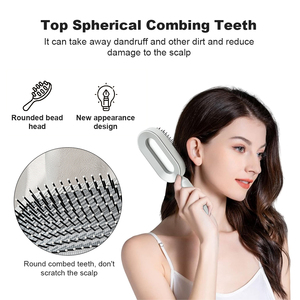 <span class=keywords><strong>Brosse</strong></span> <span class=keywords><strong>à</strong></span> <span class=keywords><strong>cheveux</strong></span> automatique, <span class=keywords><strong>brosse</strong></span> pour <span class=keywords><strong>cheveux</strong></span> naturels, démêlante, démêlante, peigne, <span class=keywords><strong>brosse</strong></span> <span class=keywords><strong>à</strong></span> <span class=keywords><strong>cheveux</strong></span> autonettoyante, pour femmes - Product Image 5