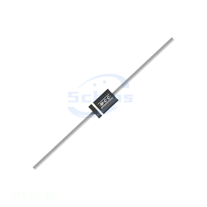 DIODE STANDARD 600V 5A DO201AD DO-201AD, Axial Manufacturer Channel Electronic Components Single Diodes SF58G-BP - Product Image 1