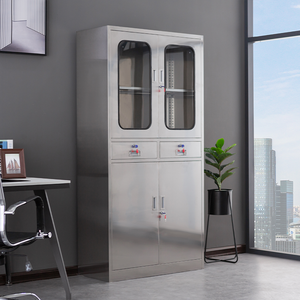 מכשיר ארון מכשיר ארון מכשיר למכירה עיצוב נירוסטה ריהוט בית החולים החדש עם 2 מגירות - Product Image 3