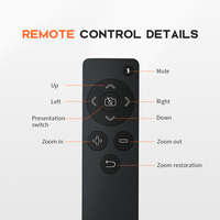 Anywii OEM ODM uzaktan kumanda 2k webcam zoom hd webcam ile halka ışık usb web cam 1080p canlı yayın kamera
