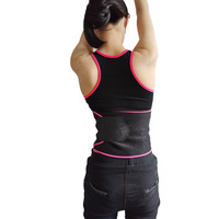 Ceinture de sudation pour la perte de poids, accessoire de sport et fitness, amincissante, respirante, brûle-graisse, en SBR gaufré, tailles S/M/L, vente en gros usine