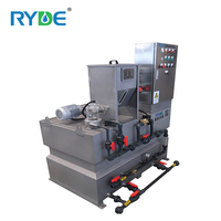 Sistema de Dosificación de Floculante Químico para Plantas de Tratamiento de Aguas Residuales Industriales con Bomba, Motor, PLC y Acero Inoxidable 304, 500L/H