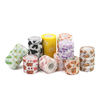 Selbstklebender Verband Elastische Flexible Bandagen Vet Wrap für Haustiere Kohäsiver Vliesstoffverband