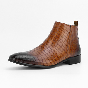 Botas de Gamuza para Hombre, Altura al Tobillo, Punta Redonda, Cierre con Cordones, Forro de Malla Transpirable, Suela de Goma, Entresuela de EVA, Color Sólido, para Todas las Temporadas - Product Image 3