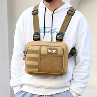 Vente en gros sac de sport multifonction gilet de sport en cours d'exécution sac de poitrine sac de gilet tactique extérieur
