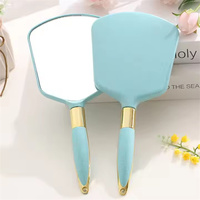 Magnifying Wholesale Custom Portable Retro Travel Makeup Mirror with Handle