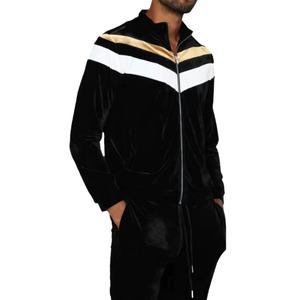 Survêtement de sport pour homme en deux pièces, logo personnalisé en gros, survêtement de course à pied, survêtement confortable pour homme - Product Image 2