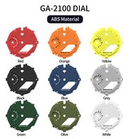 Pièces de montre GA2100/GA2110 : Cadran lumineux modifié avec index et anneau de graduation gaufré pour remplacement Casio G-Shock