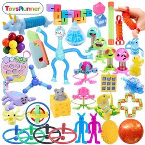 Juguetes para Niños 2024, Cubo Antiestrés, Kit de 26 Piezas, Regalo, Premios para Niños con TDAH, Juguetes Antiestrés Giratorios para Niños - Product Image 1