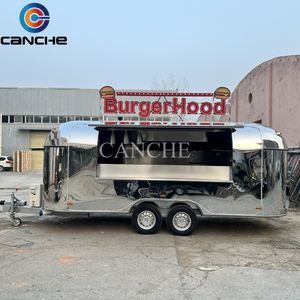 Meilleures ventes de remorques de restauration rapide mobiles multifonctionnelles en acier inoxydable de couleur personnalisée, camion de vente de hamburgers, de sandwichs et de collations - Product Image 5