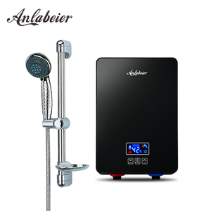 Calentador de agua eléctrico sin tanque para ducha, 3kw 6kw 110v 220v, tecnología patentada, función de memoria, suministro de agua caliente sin interrupciones. - Product Image 1