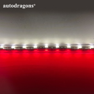 AUTODRAGONS Antenne flexible bicolore blanc et rouge 0,9 m 1,2 m 1,5 m 1,8 m, lumière LED pour véhicules tout-terrain 4x4, pick-up - Product Image 3