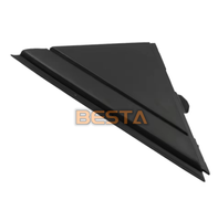 Nouvelle plaque de garniture triangulaire de rétroviseur arrière, accessoire de remplacement pour FIAT 500 2012-2019, noir mat, côté gauche et droit, 1SD00KX7AA 1SJ85KX7AA