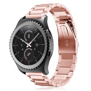 Bracelet de rechange en métal en acier inoxydable 20mm pour <span class=keywords><strong>Samsung</strong></span> <span class=keywords><strong>Gear</strong></span> <span class=keywords><strong>S2</strong></span> pour Sm-R720/R730 Bracelet de remplacement de montre - Product Image 2