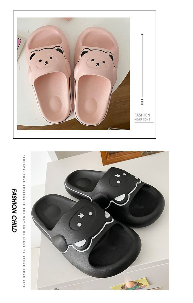 Women Men Slides Summer EVA Shoes Soft Anti-Slip Bathroom Shower Slippers