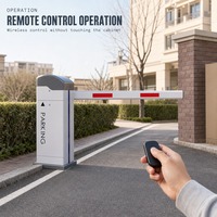 Barrière levante à moteur DC sans balais, bras droit haute vitesse, contrôle d'accès des véhicules pour parking Taiwei TW903