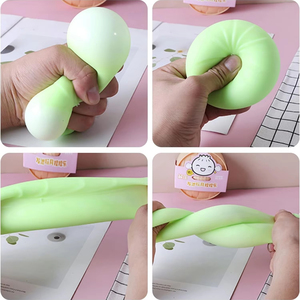 Colorful Dumpling Squishes Stress Balls <b>Fidget</b> Sensory Toys Simulation Food Squishies Bun with Steamer Squeeze Dough Ball Gifts - Product Image 3
