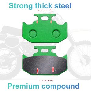 Plaquettes de frein arrière pour Kawasaki KX 250 125 200 KDX Suzuki RMX 250 DR 350 DR650 Yamaha <span class=keywords><strong>TTR</strong></span> 250 - Product Image 3