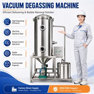 Stainless Steel Beverage Milk Degassing Tank Juice Vacuum Deaerator Machine - Product Image 2