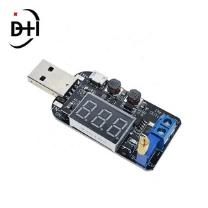 Módulo Regulador de Voltaje Ajustable con Pantalla LED, Convierte USB 5V a 3.3V, 9V, 12V, 18V, 24V - Product Image 1