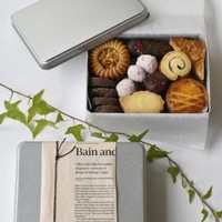 Boîte à biscuits rectangulaire en gros, en fer blanc de qualité alimentaire, hermétique, pour stockage de biscuits, emballage en vrac, logo personnalisé