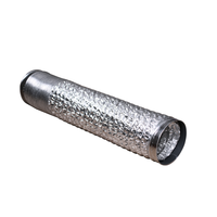 Conduit d'air flexible en aluminium pour système de ventilation HVAC, tuyau d'évacuation d'air rond