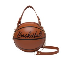 Sac à main en cuir en forme de ballon de football, mignon, personnalisé avec logo, vente en gros, best-seller
