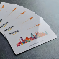 Cartes de visite professionnelles en PVC personnalisées avec impression de logo, dorées, luxueuses, imperméables, pour mariage, remerciement, ou autres occasions.