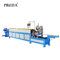Machine Preda pour la formage et la découpe automatique des bords à rouleaux de conduits carrés TDC - Puissance 4,5 kW, épaisseur de tôle 0,5-1,2 mm