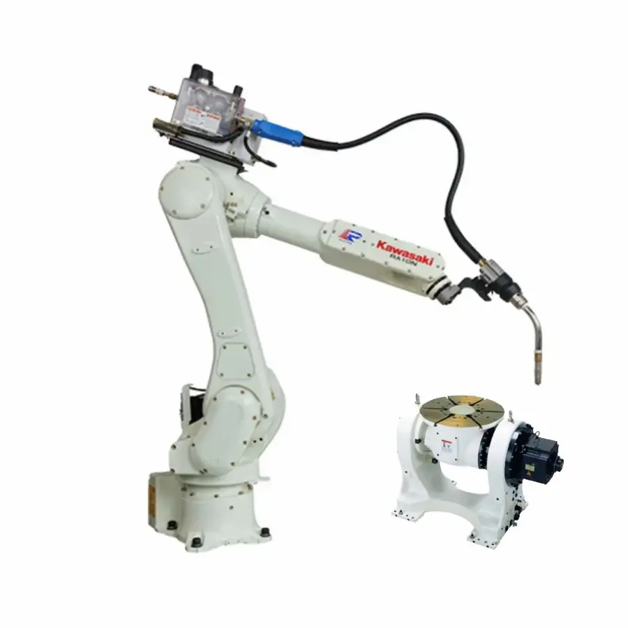 KAWASAKI RA010N Welding Robot Series Arc Welding Robot Industrial Robotic Arm With Welding Torch And Positioner