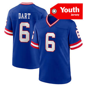 Nieuw seizoen jeugd en kinderen New York # 6 Darts # 1 Nabers # 44skattebo Topkwaliteit Gestikt Jersey American Football Jersey - Product Image 3