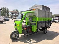 Camion de transport de déchets électrique CHUFEI Mini 1 tonne avec chargeur latéral, transmission automatique, Euro 4, composants essentiels