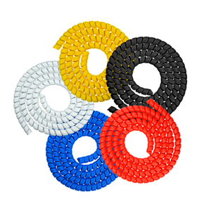Superbsail Organizzatore di Cavi in Silicone da 1m, Protezione a Spirale per Cavi Elettrici, Tubo Avvolgicavo per Monopattini Elettrici <span class=keywords><strong>XIAOMI</strong></span> <span class=keywords><strong>M365</strong></span> <span class=keywords><strong>PRO</strong></span> - Product Image 1