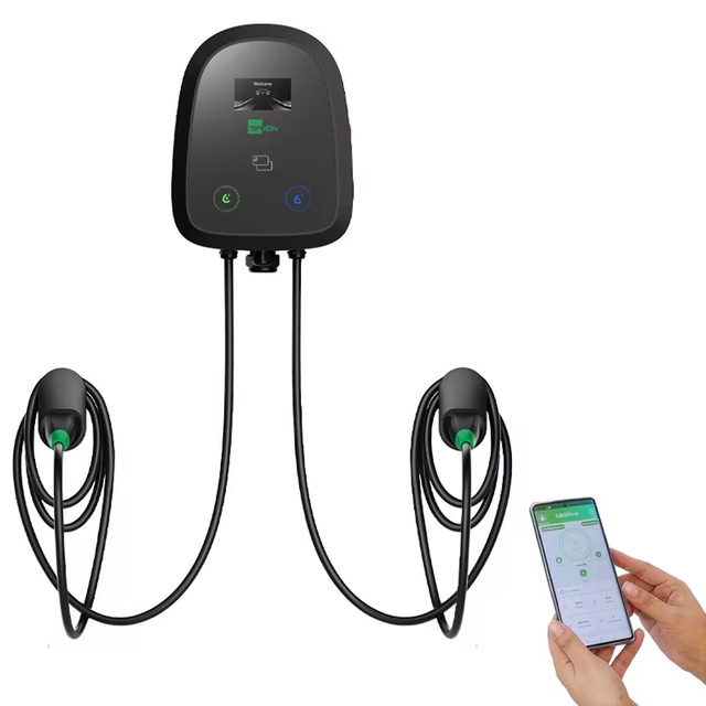 TIMXON AC Fast Ev Charger Customization Type2 Electric Car Charging Station 14kW 22kW 44kW Dual Charger Wallbox