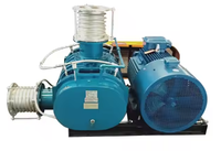 Souffleur d'air industriel chinois, souffleur Roots, moteur, compresseur pour traitement des eaux usées, aération aquaculture, haute efficacité 500L/heure
