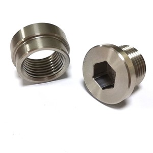 M18×1.5 SS304 <b>Weld</b>-On Bung + Plug <b>Kit</b>, CNC Machined, for Exhaust & Engine for Auto Modifications Easy Install OEM Customizable - Product Image 5