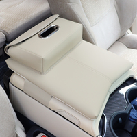 Couvre-accoudoir Yifeng Toyota LC300 2022-2025, coussin de console centrale, distributeur de mouchoirs, simili cuir écologique sans solvant
