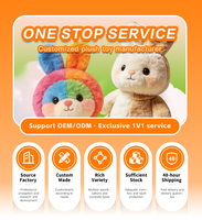 Jouets pour chats en peluche super doux personnalisés, doublure en maille de coton PP, anti-stress, poupées pour chatons, fabricant OEM d'animaux en peluche
