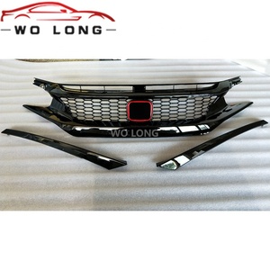 Lưới Tản Nhiệt Hình Tổ Ong Chất Lượng Cao Cho Xe Honda CIVIC 2016 2017 2018 2019 2022 - Product Image 4