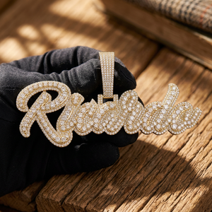 Pendentif unisexe style Hip Hop en argent 925 et moissanite, avec titre de 128 caractères et mot-clé de 384 caractères (obligatoire) - Product Image 3