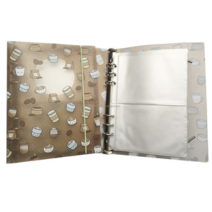 Hot bán dễ thương 6 vòng ban nhạc cao su thư mục tập tin giá rẻ PP chất liệu thư mục trình bày thiết kế dễ thương cho điền thư mục <span class=keywords><strong>Sheets</strong></span> - Product Image 6