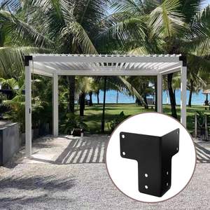 Supports d'angle robustes pour établi, kit de supports d'angle en acier pour table d'atelier, supports d'établi pour bureau, boîte, bord et poutre en bois - Product Image 6