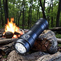 Lampe torche LED rechargeable USB haute puissance L25 3700 Lumens 35W étanche IP44 en alliage d'aluminium pour extérieur, camping et situations d'urgence 150M
