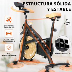 <span class=keywords><strong>Bicicleta</strong></span> <span class=keywords><strong>de</strong></span> <span class=keywords><strong>Spinning</strong></span> para Ejercicio y Pérdida <span class=keywords><strong>de</strong></span> <span class=keywords><strong>Peso</strong></span> Ultra Silenciosa <span class=keywords><strong>con</strong></span> Volante <span class=keywords><strong>de</strong></span> Inercia <span class=keywords><strong>de</strong></span> 5 kg, Envío desde Almacén en Francia - Product Image 3