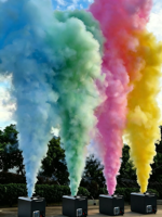 Machine à fumée colorée 3500W pour Baby Shower, Mariage, Fête, DJ, Révélation du Sexe, Festival - Jet de brouillard liquide DMX