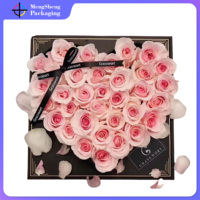 Boîte à fleurs de haute qualité Boîte cadeau surprise Personnalisation Festival romantique Boîte à fleurs en forme de coeur
