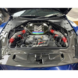 Panel de Refrigeración del Radiador del Compartimento del Motor de Fibra de Carbono Estilo GD para Nissan R35 GTR 2008-2024 - Product Image 2